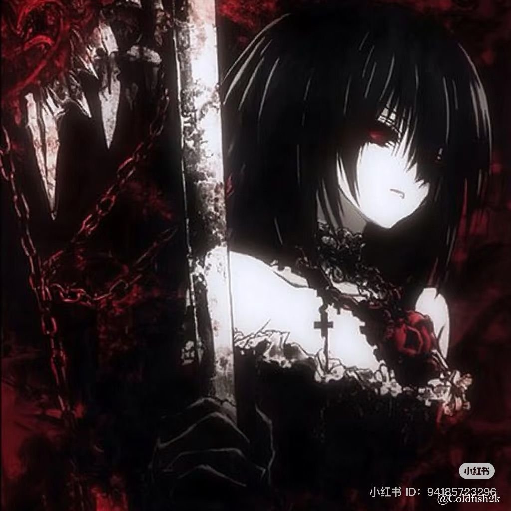 Anime boy red pfp with sword sparks and intense stare for action-themed gaming avatars