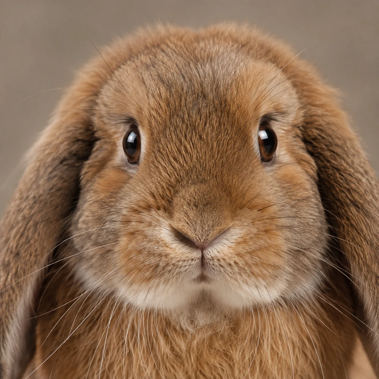 Realistic lop-eared bunny pfp with a close-up view for cute Instagram profile pictures
