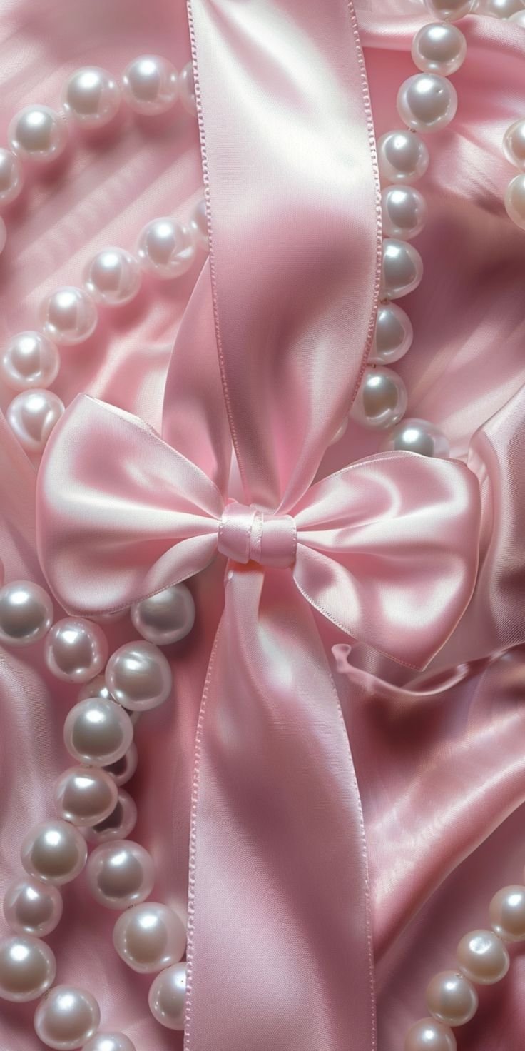 Coquette bow pfp close-up with satin pink detail for cute Discord and TikTok profile icons
