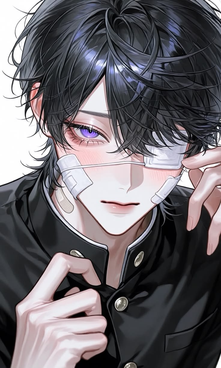 Coquette boy pfp with black ribbon and soft-masc styling for Discord and Instagram avatars