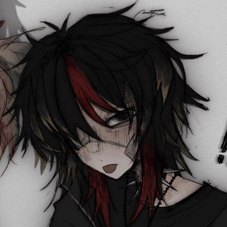 Anime girl emo pfp with cheek bandage, blush tones and shy expression for aesthetic avatars