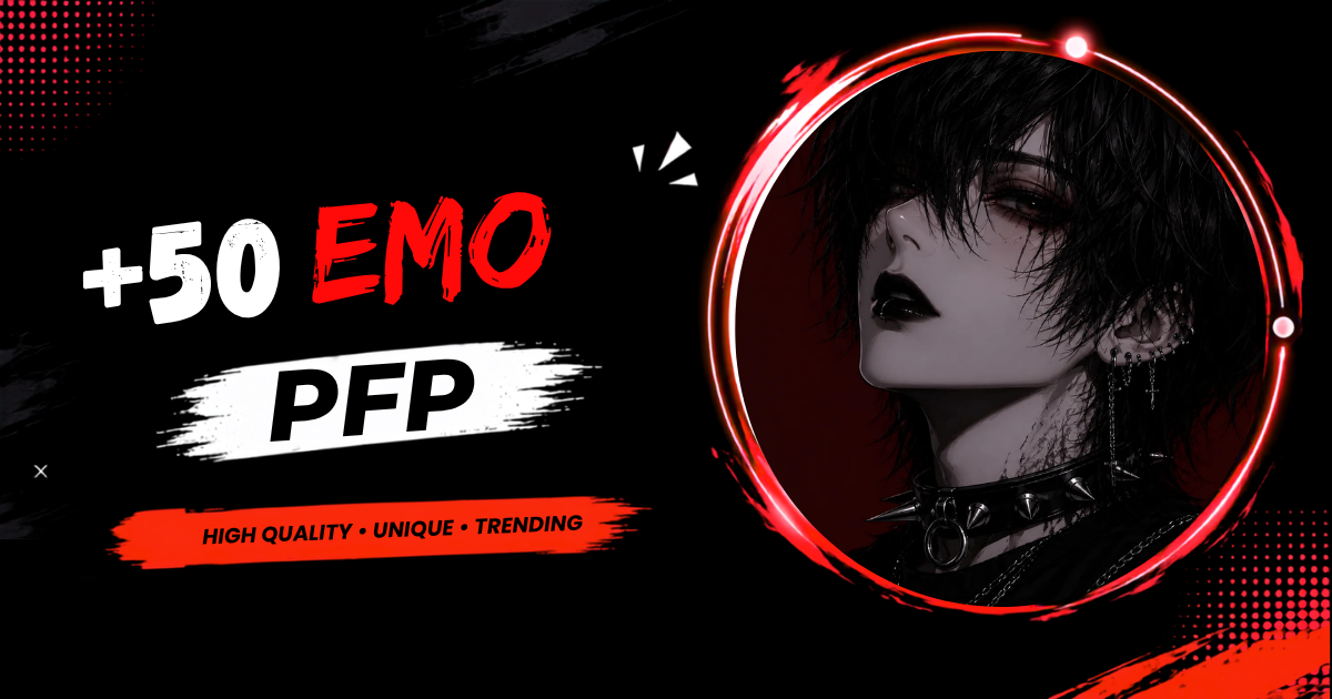 50+ Emo PFP: Dark, Cute & Aesthetic Avatars 2026