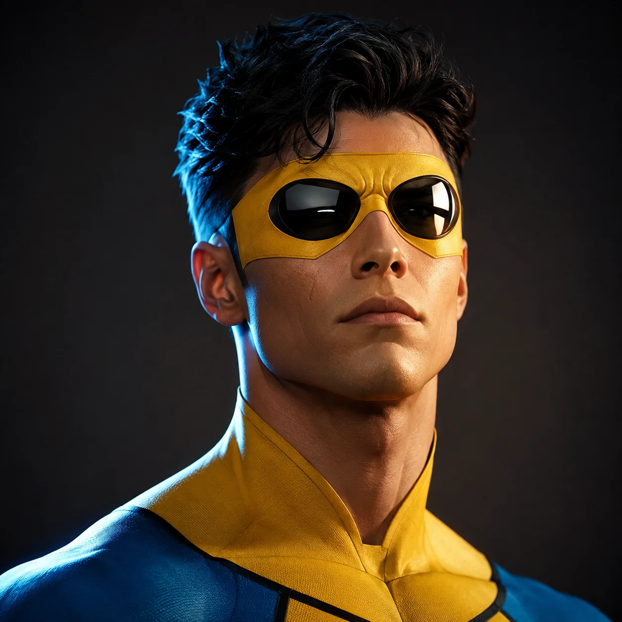 Professional lighting 4K portrait invincible pfp with studio quality for premium Discord profiles
