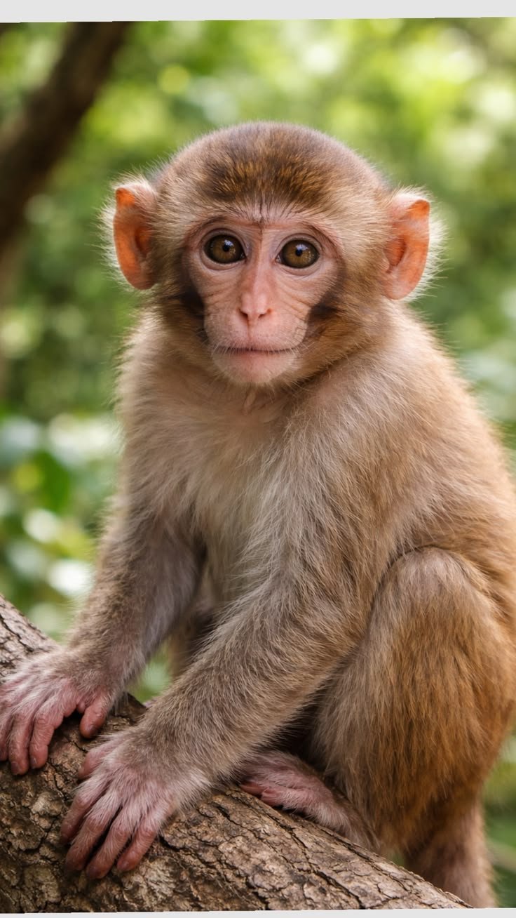 Dreamy monkey pfp with purple bokeh lights for aesthetic social media and soft profile themes