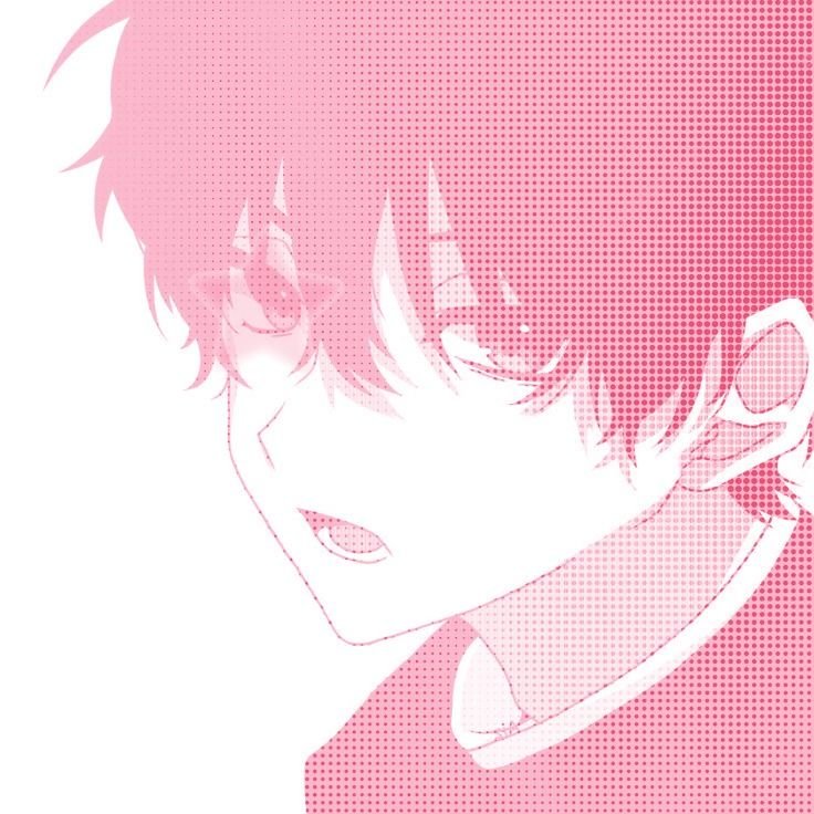 Minimalist pink pfp for boys with clean silhouette and soft pink tone, aesthetic profile picture for gaming Discord