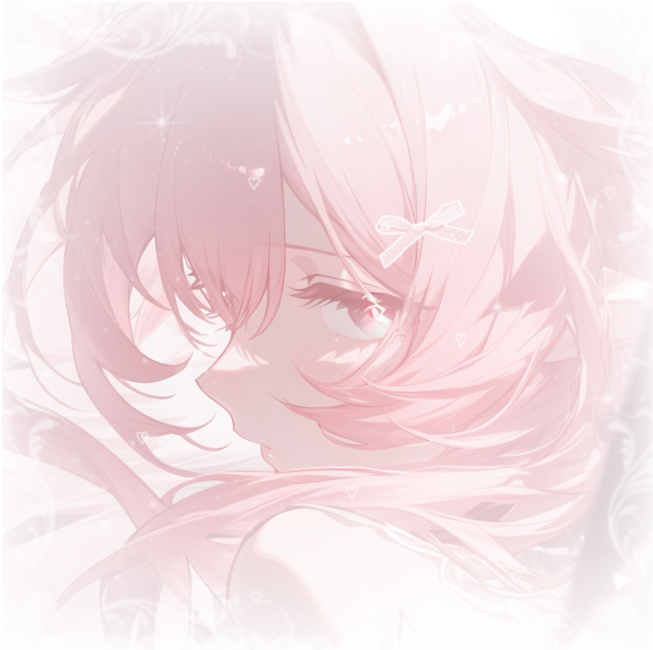 Soft pastel pink pfp with blush-toned lighting and gentle glow, ideal aesthetic profile picture for Pinterest and Instagram