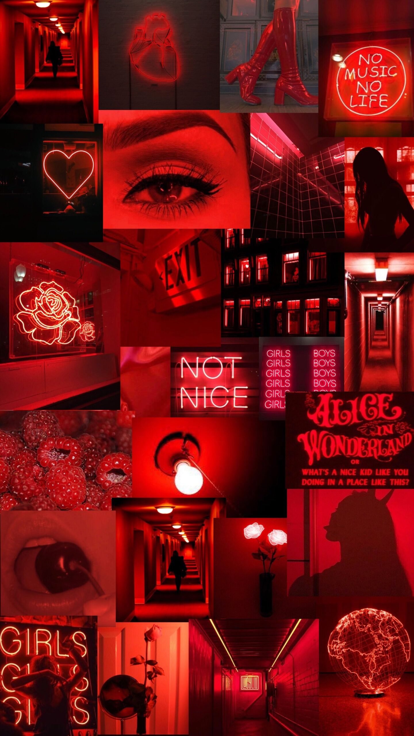 Red gamer pfp with headset and crimson-lit room for streaming and Discord profile use
