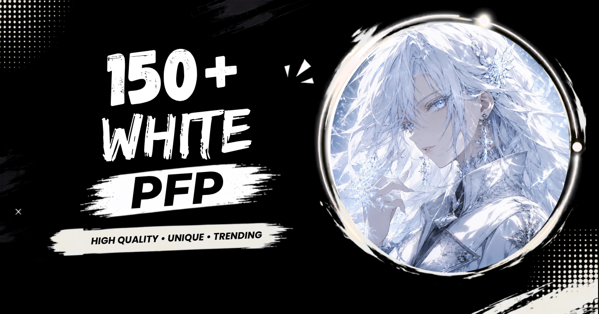 150+ White PFP: Aesthetic, Cute & Clean Avatars 2026