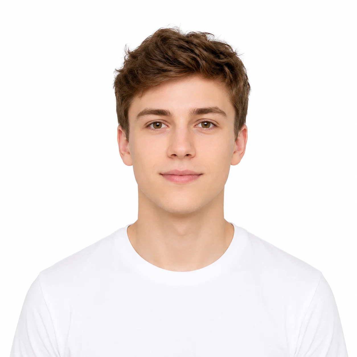 Simple white pfp with high readability for social media profiles across Discord, TikTok, and Instagram