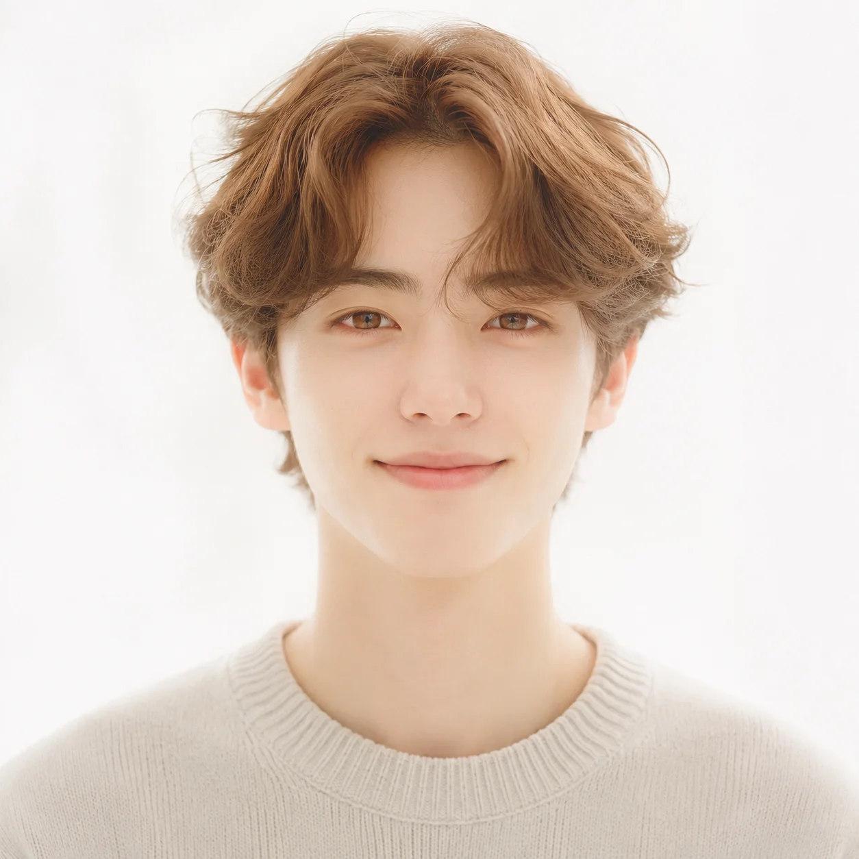 Soft light white pfp portrait with minimal styling ideal for Discord icon and gaming profile use