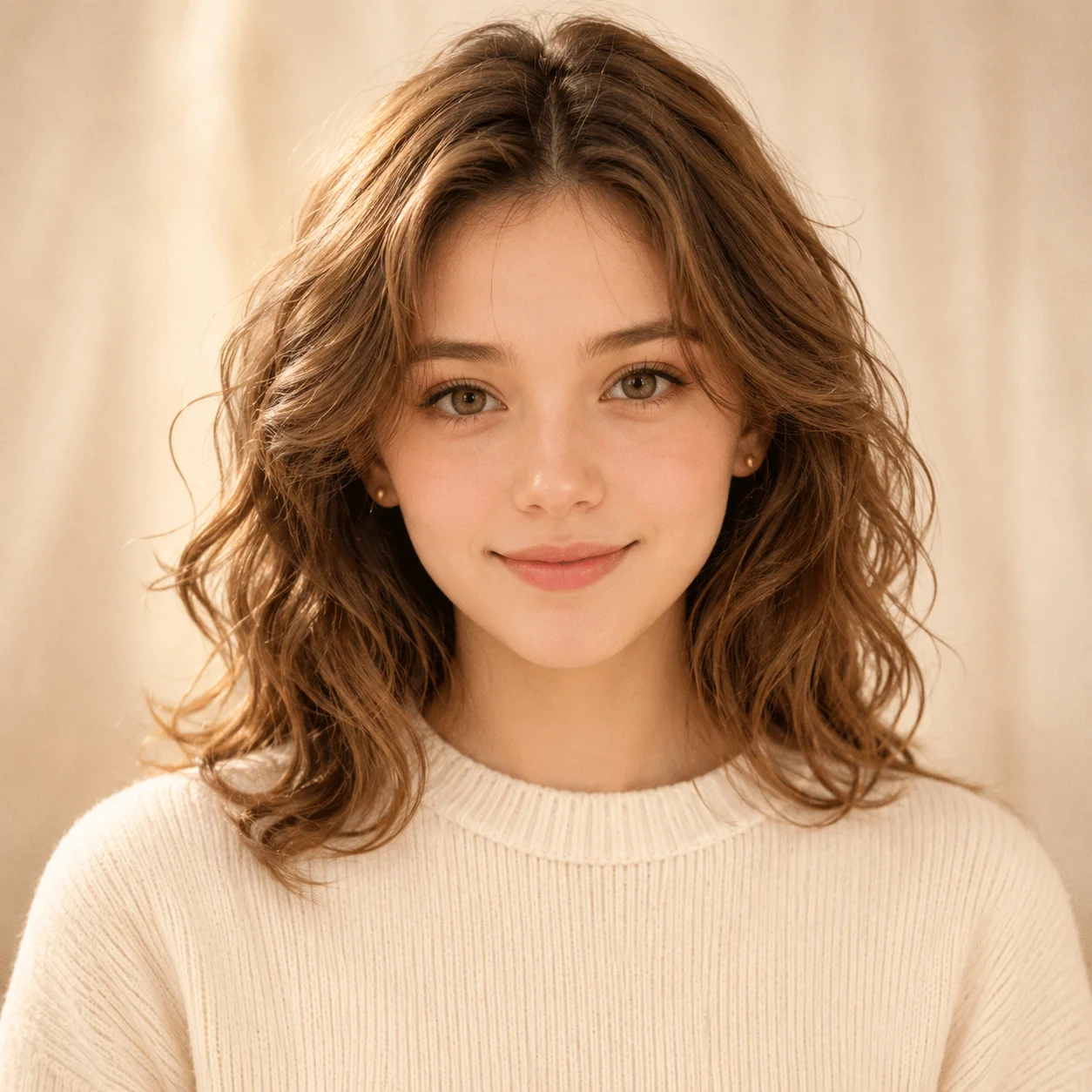 Soft white pfp with center focus ideal for TikTok profile icon and aesthetic creator account use