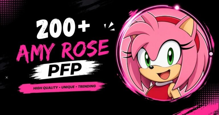 Amy Rose PFP: Cute, Aesthetic, Matching, Dark, Y2K & Discord