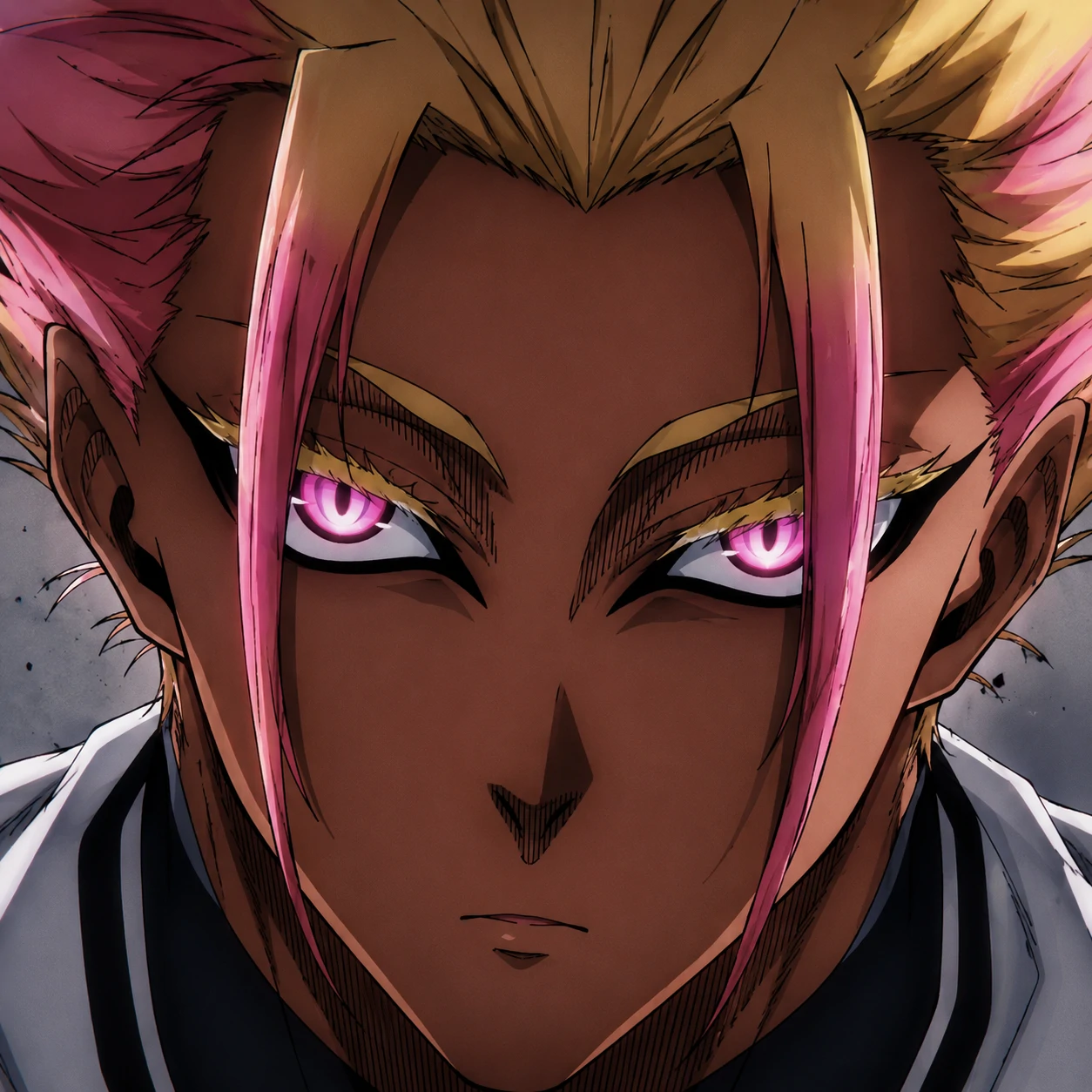 Close-up of Shidou staring forward in a Blue Lock anime PFP
