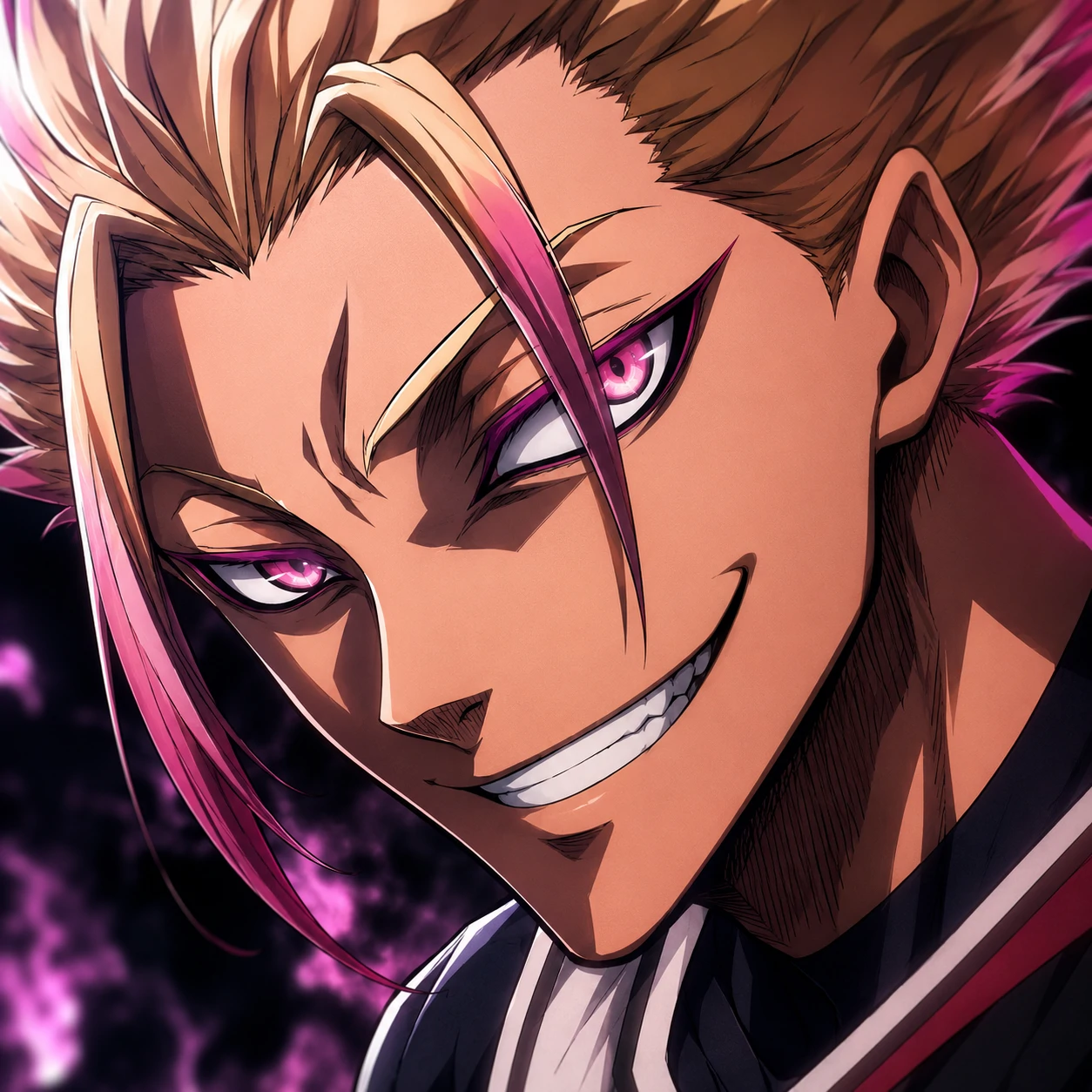 Crisp HD close crop of Shidou in a 4K anime profile picture