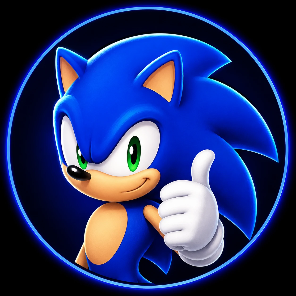 Sonic PFP for Discord with clear icon and sharp contrast.