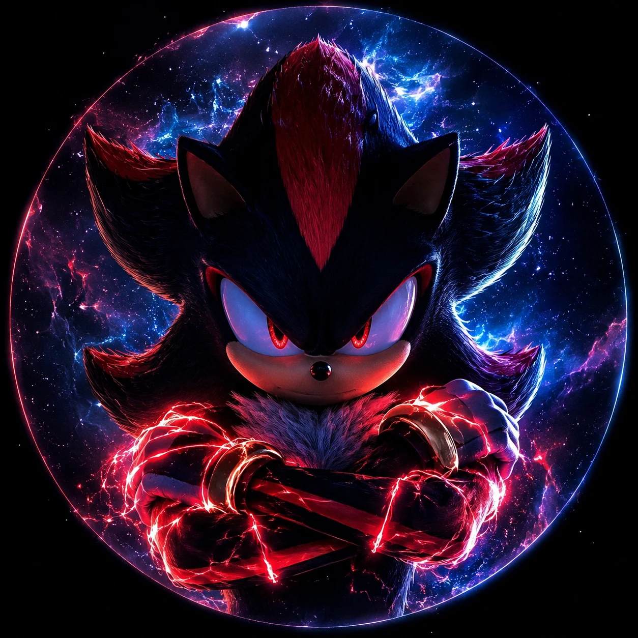 Ultimate Lifeform Shadow icon with cosmic energy.